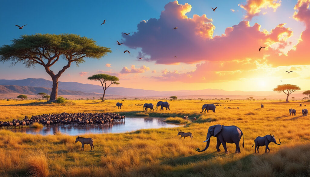 explorez le serengeti-mara en 2025, un écosystème unique riche en biodiversité, pour une aventure inoubliable au cœur de la nature sauvage africaine.