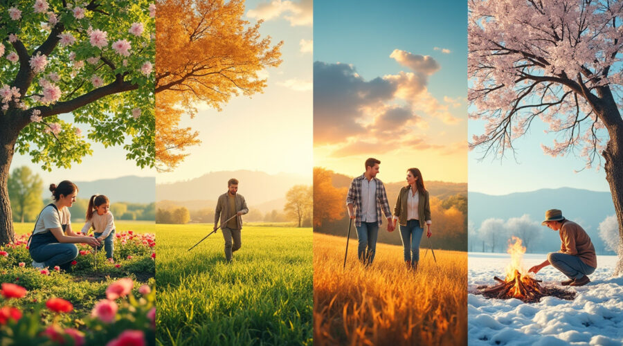découvrez comment vivre en harmonie avec la nature en comprenant et en adoptant le rythme des saisons pour une vie plus équilibrée et respectueuse de l'environnement.